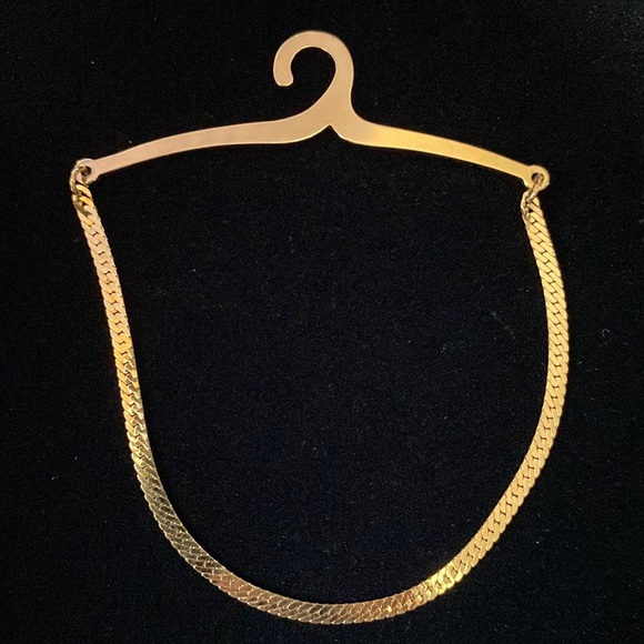 Vintage Accessories Vintage Tie Chain Gold Toned Hanger Poshmark